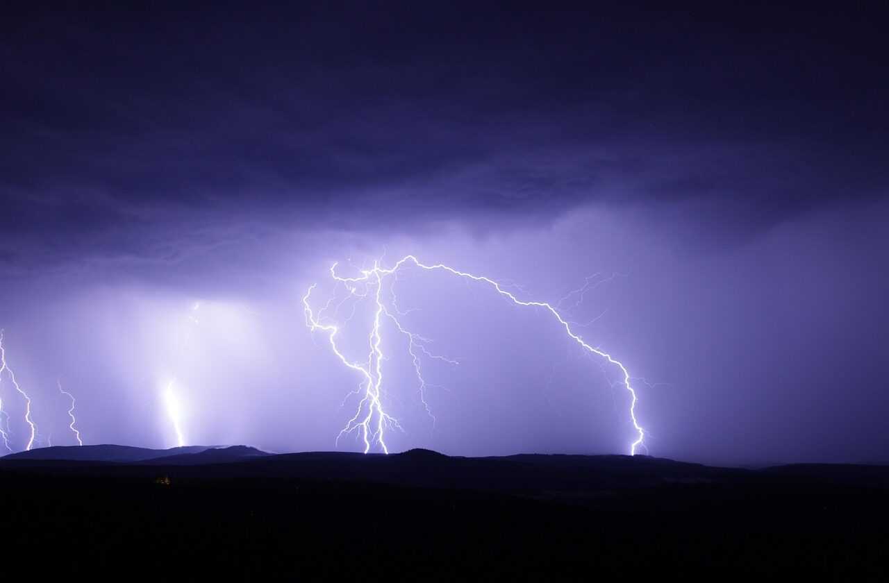 flash, thunderstorm, night sky, ore mountains, nature, lightning, storm, stormy weather, weather, sky, night, flash of lightning, dark, summer thunderstorm, electricity, thunder, clouds, rain