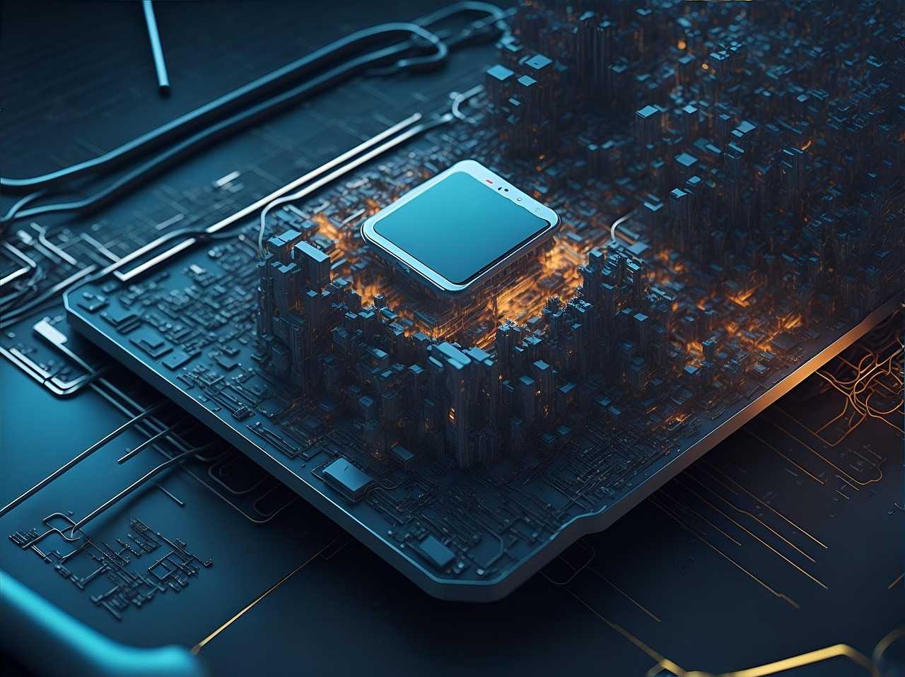 internet, computer, laptop, technology, device, mobile, connection, communication, information, cpu, gpu, processor, ai generated